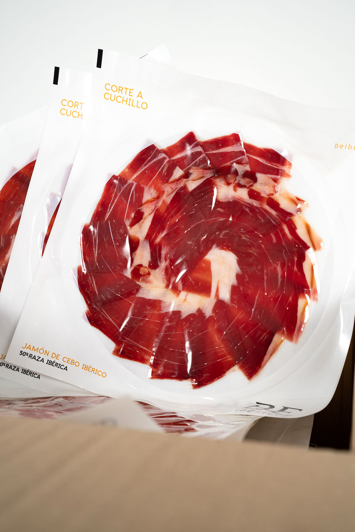 Corte a cuchillo de Paleta de cebo ibérico